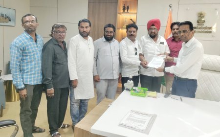 शहर जिल्हा काँग्रेस कमिटीच्या वतीने बेगमपुरा येथील ड्रेनेज लाईन आणि रस्त्यात झालेल्या चुकीच्या