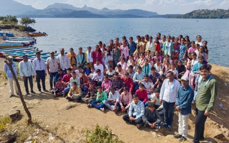 श्रीमती राधाबाई शिंदे विद्यालयाची शैक्षणिक सहल संपन्न