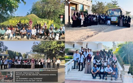 जैन इरिगेशन, जळगाव येथील अभ्यास दौरा यशस्वी