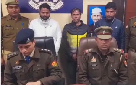 गाजियाबाद पुलिस ने तीन चोरों को गिरफ्तार किया।
