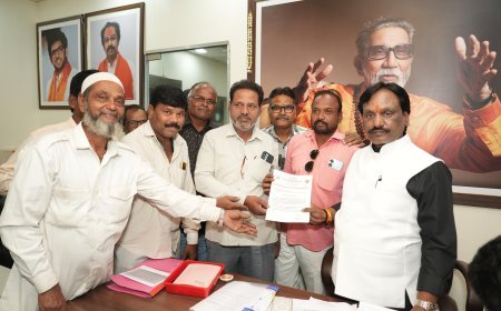 महाराष्ट्र वाहतूक सेनेचे सर्व पदाधिकारी यांनी घेतली विधान परिषद विरोधी पक्ष नेते अंबादासजी दानवे साहेब यांची भेट