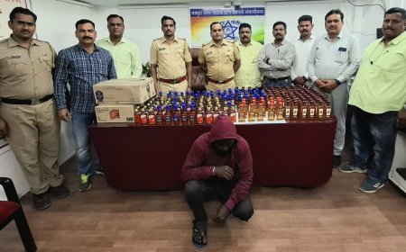 जवाहर नगर पोलीस अधिकारी व कर्मचारी यांचे अभिनंदन, विदेशी दारूची एक धमाकेदार कारवाई ,एक मोपेड सह ,आरोपी ताब्यात, एकापाठोपाठ एक कारवाया सुरुच