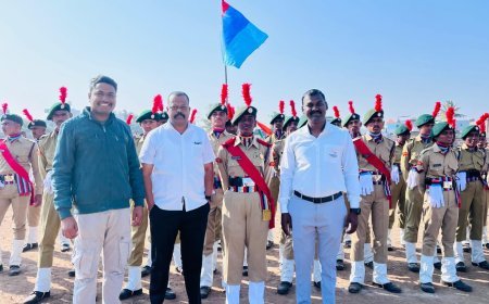 अभिमानास्पद श्री संत ज्ञानेश्वर विद्या मंडीर शिवनगर ची माजी विद्यार्थी दीपाली गायकावाड च्या नेतृत्वात ( प्लाटून कमांडर )शासकीय