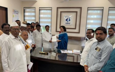 खासदार डॉक्टर कल्याण काळे  यांनी सिडको चे मुख्य प्रसासक श्रीमती भाग्यश्री विसपुते यांची घेतली भेट.