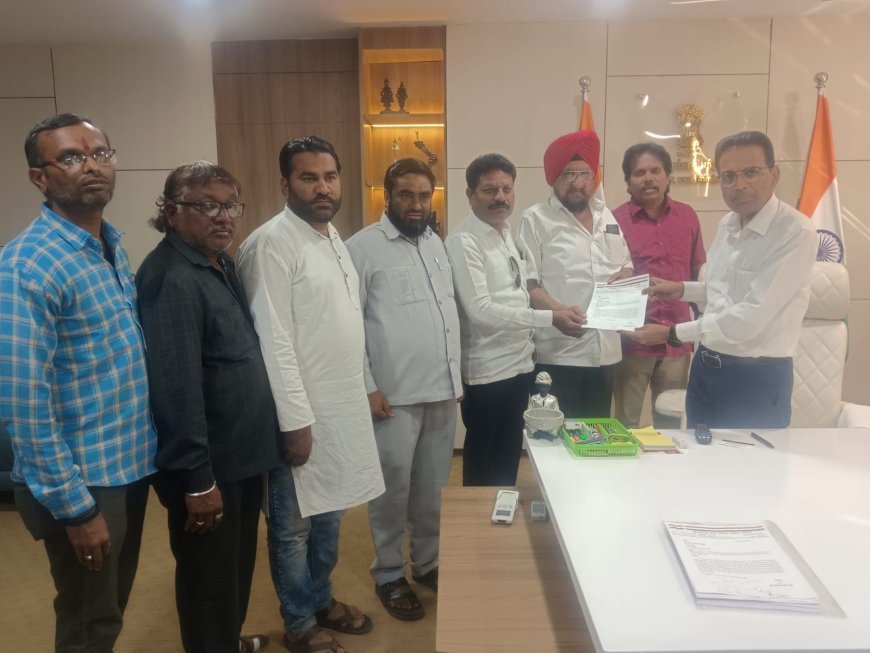 शहर जिल्हा काँग्रेस कमिटीच्या वतीने बेगमपुरा येथील ड्रेनेज लाईन आणि रस्त्यात झालेल्या चुकीच्या