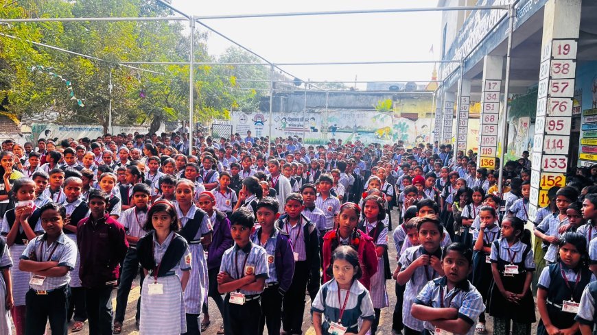 कन्नड विद्यामंदिर येथे नायलॉन मांजा विषयी जनजागृती