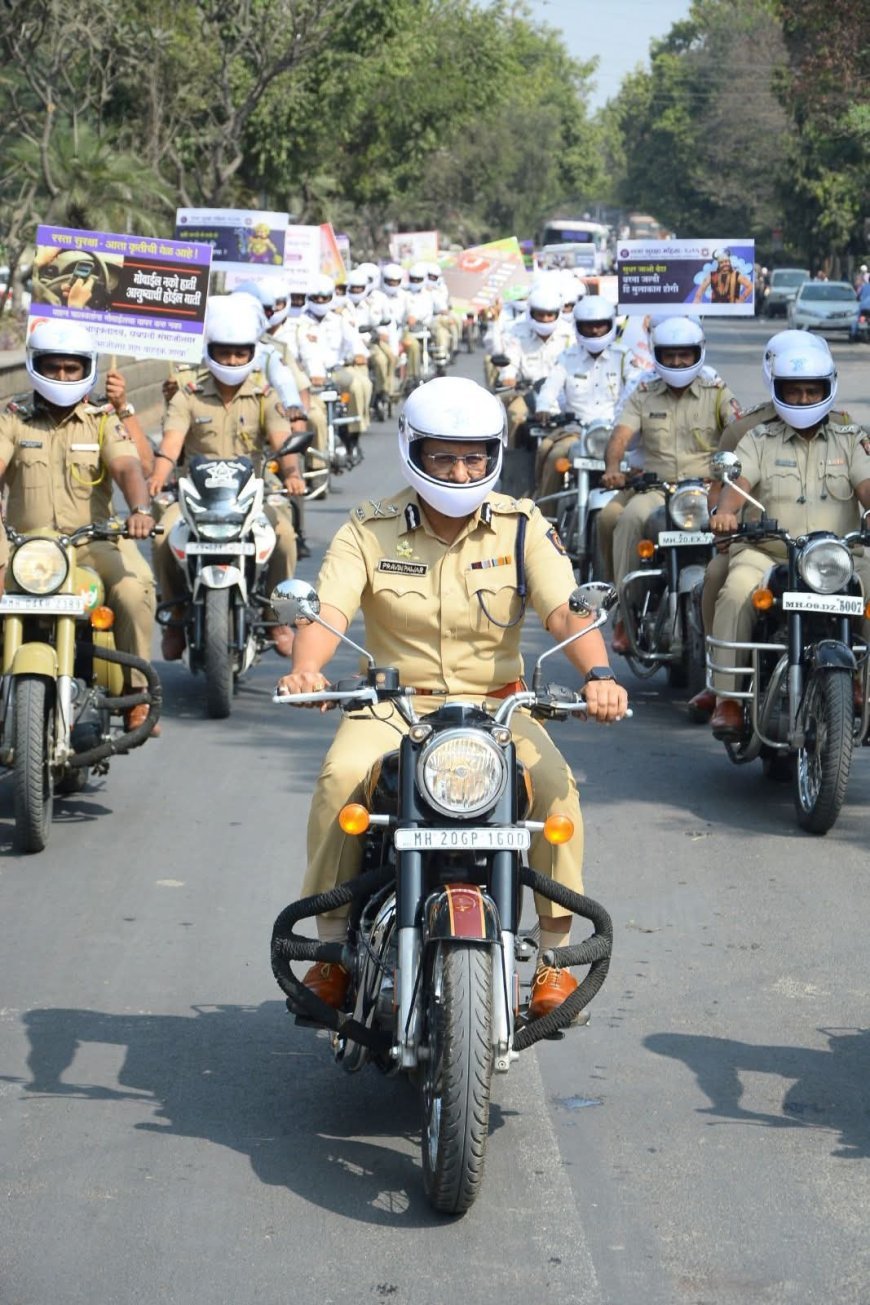 Police Commissioner has been trying improved the traffic system of Aurangabad city...!
