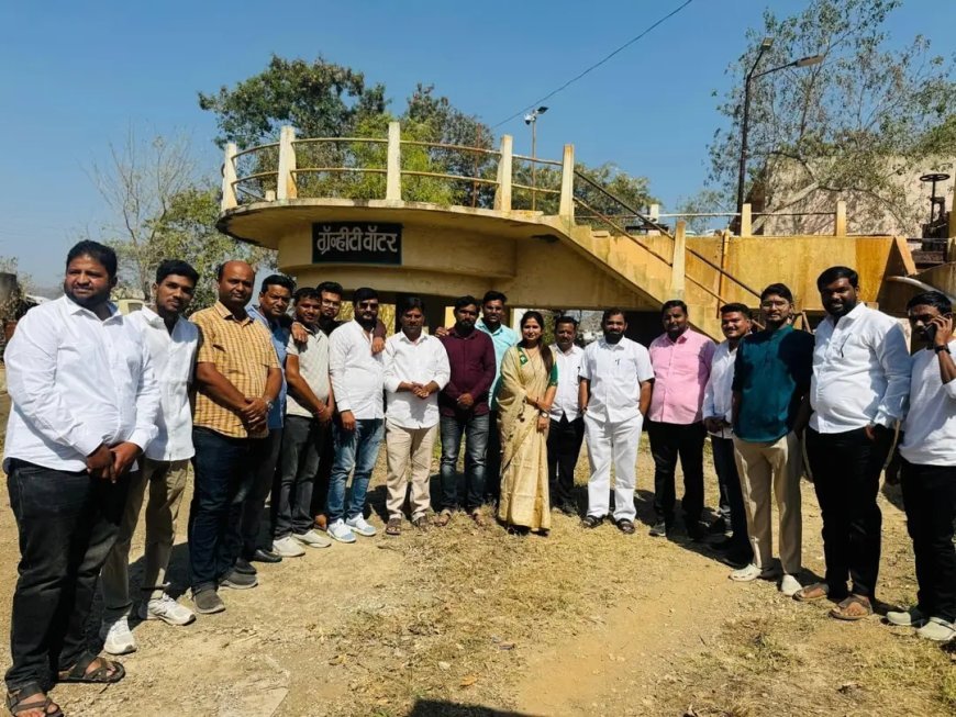 कन्नड नगर परिषदेच्या जलशुद्धीकरण केंद्राची आ. संजना जाधवांकडून पाहणी; शुद्ध व मुबलक पाणीपुरवठ्यासाठी सूचना