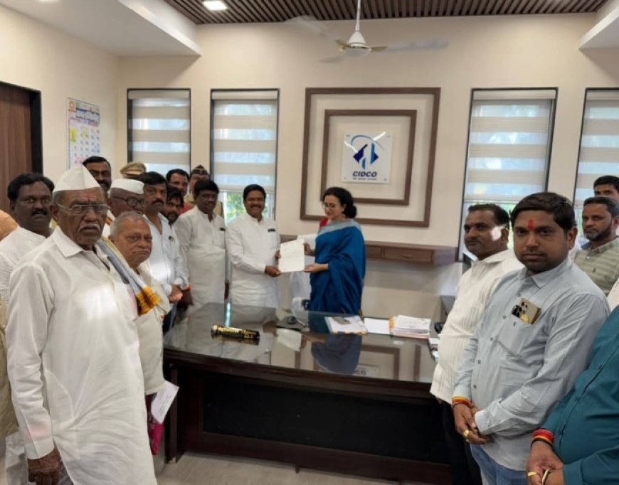 खासदार डॉक्टर कल्याण काळे यांनी सिडको चे मुख्य प्रसासक श्रीमती भाग्यश्री विसपुते यांची घेतली भेट.