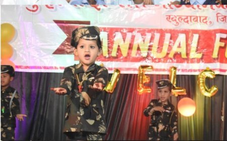 बुरहानी इंग्लिश शाळेत वार्षिक स्नेहसंमेलन उत्साहात संपन्न