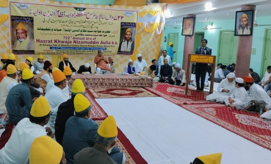 Launch of book Makashfat-e-Auliya Khuldabad’ completed in Delhi
