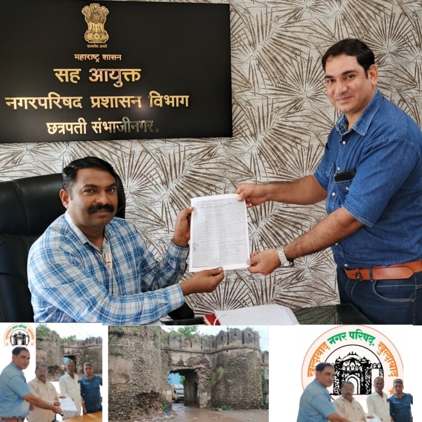 Repair process of market gate (door) started, Municipal Council took serious cognizance