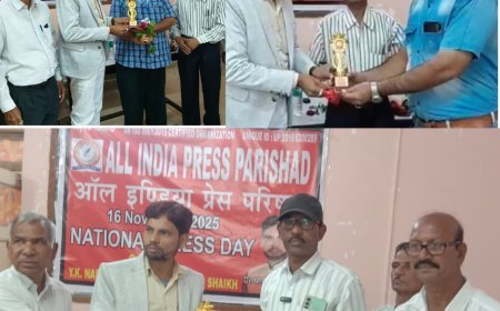 राष्ट्रीय प्रेस दिवस पर Cosmo Express के संपादकों सहित 30 से अधिक पत्रकार सम्मानित