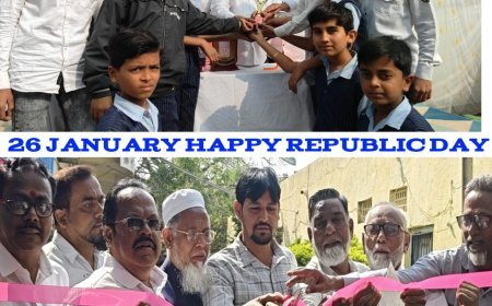 खुल्दाबाद में गणतंत्र दिवस का भव्य आयोजन खुल्दाबाद स्थित बुरहानी इंग्लिश हाई स्कूल एवं जूनियर कॉलेज में 26 जनवरी को गणतंत्र दिवस बड़े ही हर्षोल्लास और देशभक्ति के साथ मनाया गया।