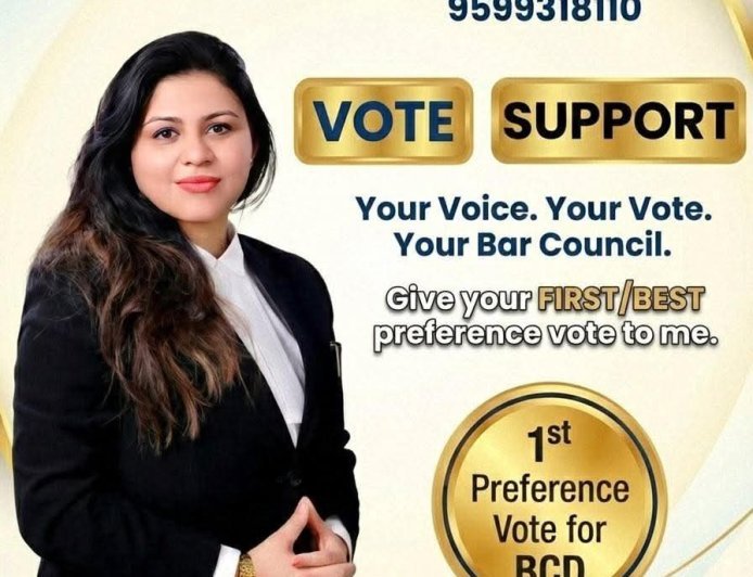 इसी जज़्बे और आत्मविश्वास के साथ एडवोकेट युक्ति राठी ने बार काउंसिल ऑफ़ दिल्ली (BCD) के आगामी चुनाव में अपनी उम्मीदवारी दर्ज कराई है।