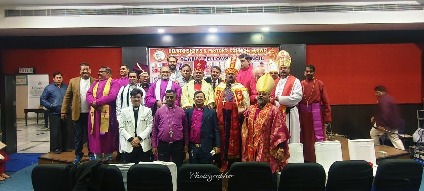 Grand organization of National Christian Unity New Year and Prayer Program, dignified participation of religious leaders from across the country.