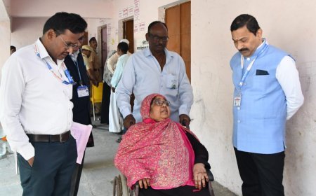 जिल्ह्यात सायंकाळी ५.३० वाजेपर्यंत 72.69 टक्के मतदान; वाहेगाव मतदान केंद्रावर कडक बंदोबस्त छत्रपती संभाजीनगर | प्रतिनिधी