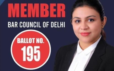 बार काउंसिल ऑफ दिल्ली चुनाव 21,22 & 23 FEB 2026 अधिवक्ता युक्ति राठी मैदान में, मतपत्र क्रमांक 195