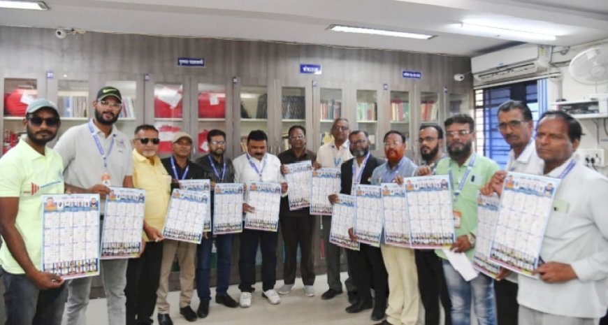 Grand inauguration of Voice of Media's New Year Diary District Information Officer Dr. Milind Dusane released