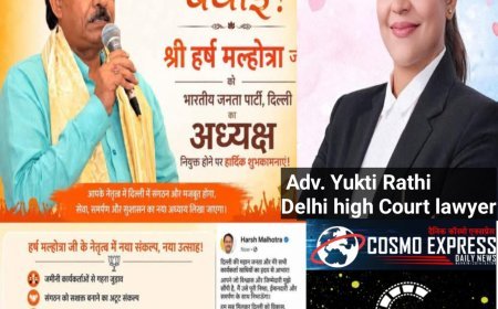 भाजपा दिल्ली प्रदेश अध्यक्ष नियुक्त होने पर श्री हर्ष मल्होत्रा को बधाइयों का तांता