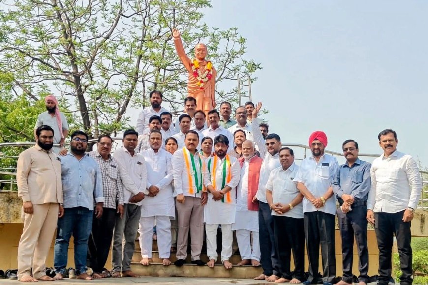 भारत की कंप्यूटर क्रांति के जनक राजीव गांधी को कांग्रेस कार्यकर्ताओं ने दी श्रद्धांजलि