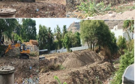 खाम नदी में कथित अतिक्रमण से बढ़ी चिंता, गरीब परिवारों के घरों पर मंडरा रहा खतरा