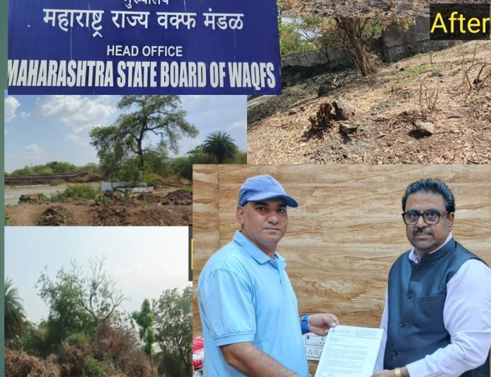 कब्रिस्तान भूमि पर कथित अवैध निर्माण का मामला एनके कंस्ट्रक्शन पर वक्फ बोर्ड का शिकंजा, पुलिस-प्रशासन ने तेज की जांच