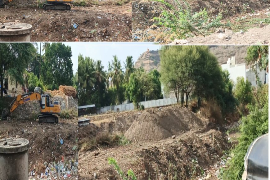 खाम नदी में कथित अतिक्रमण से बढ़ी चिंता, गरीब परिवारों के घरों पर मंडरा रहा खतरा