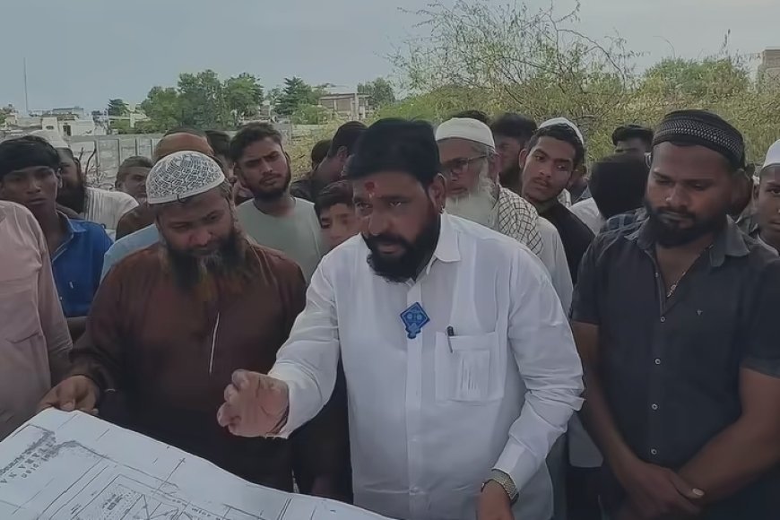 कब्रिस्तान की ज़मीन बचाने की मुहिम तेज़ एमआईएम नगरसेवक काका साहेब दामोदर काकड़े एक्शन मोड में, क्षेत्रीय नागरिकों के साथ अवैध कब्ज़े के खिलाफ़ संघर्ष