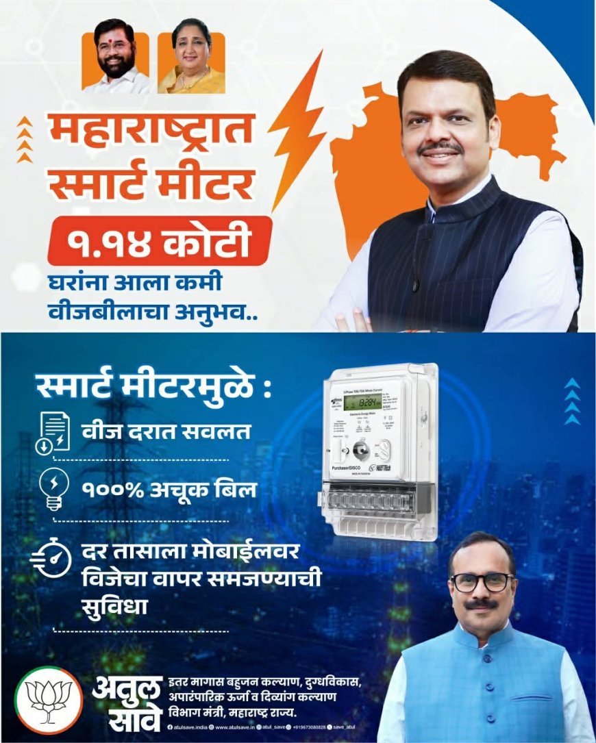 Smart Meters Deliver Positive Results in 11.4 Million Maharashtra Households, Making Power Management Easier