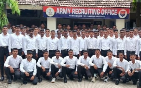 छत्रपति संभाजीनगर से 600 तकनीकी अग्निवीर उम्मीदवार सैन्य प्रशिक्षण केंद्रों के लिए रवाना