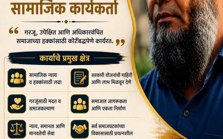 सआयआर अभियानाला २९ ऑगस्टपर्यंत मुदतवाढ द्यावी; सामाजिक कार्यकर्ते इकबाल पटेल यांचे राष्ट्रपती व राज्यपालांना निवेदन